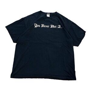 VTG Y2K Men's Kid Rock American Badass Shirt MF Quite Like Me Black T-Shirt 2XL